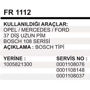 RED.FIBERI BMW TEMPRA 2000