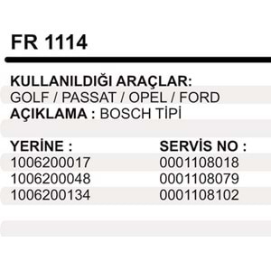 RED.FIBERI GOLF PASSAT FORD