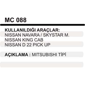 MARS PINYON KAPAK MITSUBISHI TIP NISSAN NAVARA SKYSTAR