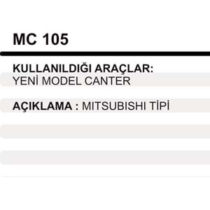 MARS ORTA KAPAK MITSUBISHI CANTER YM