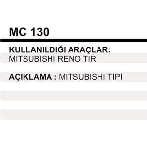MARS PINYON KAPAK ON RENAULT TIR