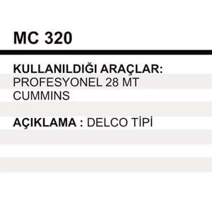 MARS PINYON KAPAGI 24V PROFESYONEL