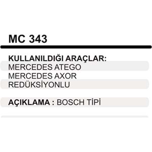 MARS PINYON KAPAK ATEGO