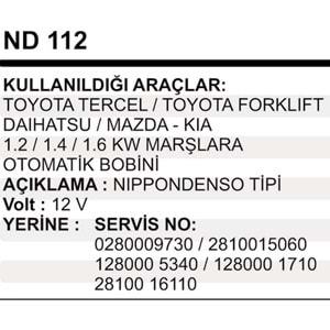 BOBIN OTOMATIK MAZDA-KIA