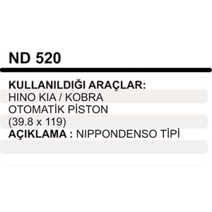 MARS OTOMATIGI PISTON HINO KIA