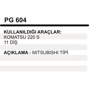 MARS DISLISI MITSUBISH KOMATSU 11D
