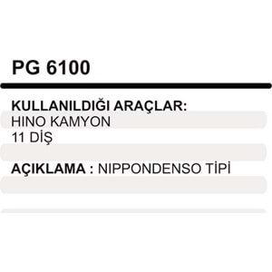 MARS DISLISI HINO KAMYON 11 DIS