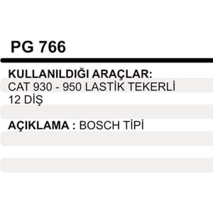 MARS DISLISI 12D LASTIK TEKER