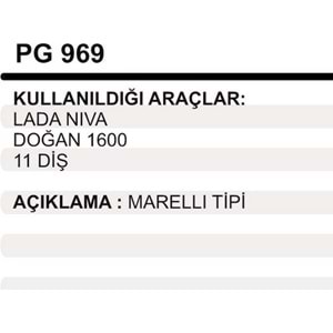 MARS DISLI MARELLI LADA NIVA/DOGAN 1600