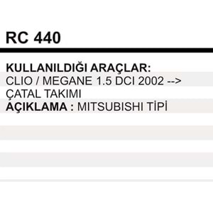 MARS CATALI TK. CLIO MEGANE 1,5 DCI 2002