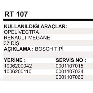 M.REDIKSIYON TK.VECTRA MEGANE