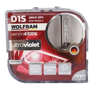 D1S 12V 35W PK32d-2 XENON 4300K UltraViolet MAVİ CAM 4300K