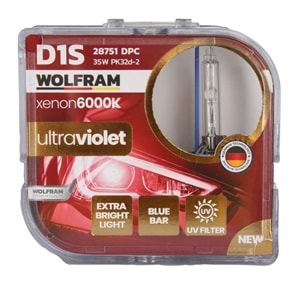 D1S 12V 35W PK32d-2 XENON 6000K UltraViolet MAVİ CAM 6000K