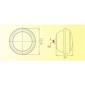 JOHN DEERE FORD-KISA ÖN LASTİK Lİ FAR