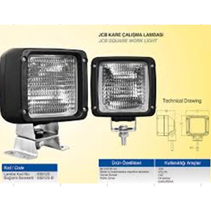 JCB KARE ÇALIŞMA LAM.80X80MM