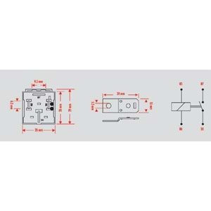 ELO 50 AMPER MİNİ RÖLE 24V.(YENİ) 201006002