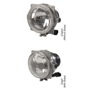 FAR SİS CADFACE 24V BONE K.LU ÇİZGİLİ CAMLI