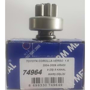MARŞ DİŞLİSİ TOYOTA COROLLA-VERSO 1.6 29MM