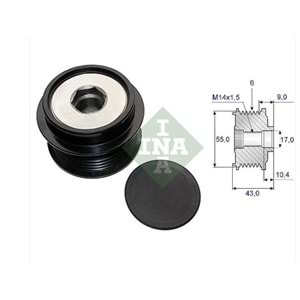 ALTERNATÖR KASNAĞI RULMANLI 6 KANAL TOYOTA AURIS/A