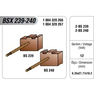 12V MARŞ MOT. KÖMÜRÜ