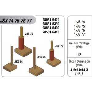 12V MARŞ MOT. KÖMÜRÜ