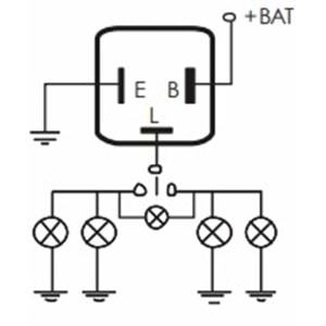 FLAŞER 12V 3 UÇLU JAPON TİP NISSAN HONDA MFL 30