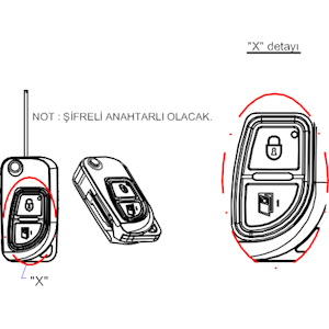 UZAKTAN KUMANDA MERKEZİ KİLİT SİSTEMİ / KARSAN (KR