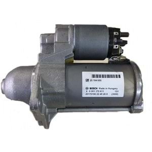 M.MOT.12V 1.1KW10DİŞ OPEL ASTRA J CHEV.0001137005