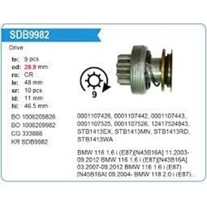 M.DİŞLİSİ 9 DİŞ BMW TOYOTA 1720 ZEN