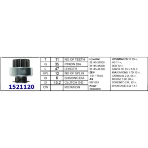 MARŞ DİŞ.DELCO TİP HYUN H100-KİA BONGO YM 11 DİŞ