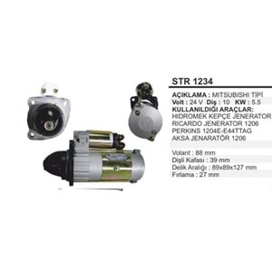 MARŞ MOTORU MITS. 24V.10D.PERKINS HIDROMEK