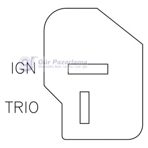 KONJ. 12V MITSUBSIHI L200 E.M - L300 1990 - 1997 2