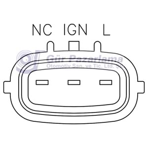 KONJ.24V 35A KOMATSU WA250 İŞ MAKİNASI (D-IG-L) UÇ