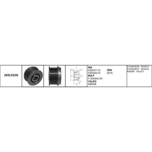 ALTERNATOR KASNAK CHEVROLET CAPTIVA-LACETTI-2.0D O