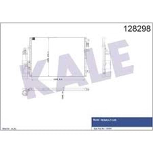 RADYATOR KLIMA RENAULT CLIO 2 KANGOO 97-01