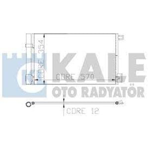 RADYATOR KLIMA FIORINO 1.3 MJTD NEMO-BIPPER MT