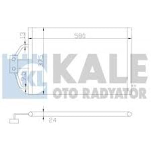 RADYATOR RENAULT KLIMA MEGANE I 1.4 E 96-03