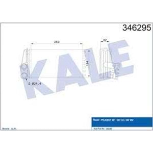 KALORIFER RADYATOR PEUGEOT 307- 307 CC- 307 SW