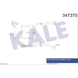 KALORIFER RADYATORU FORD MONDEO S-MAX