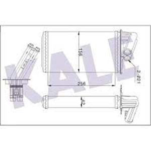 KALORIFER RADYATOR RENAULT LAGUNA I