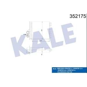 KALORIFER RADYATOR MERCEDES SPRINTER W906 06 gt;