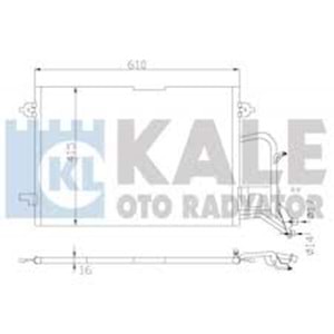 RADYATOR KLIMA PASSAT A4 1.9TDI 1.8 1.8T 97 gt;