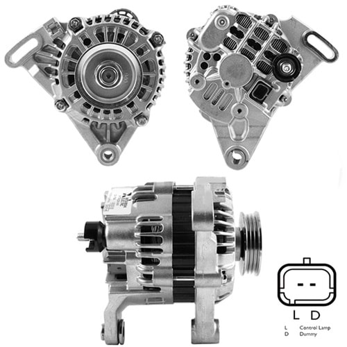 ALT. ALTERNATOR (URETIMDEN KALDIRILMISTIR) 12V 75 AMP NISSAN 1.1 / RENAULT CLIO II 1.2 - KANGOO 1.2 - THALIA - TWING