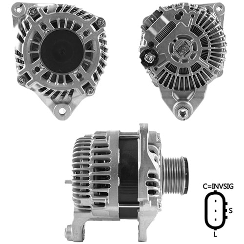 ALT. ALTERNATOR (URETIMDEN KALDIRILMISTIR) 12V 150 AMP NISSAN NAVARA - PATHFINDER 3.0 DCI