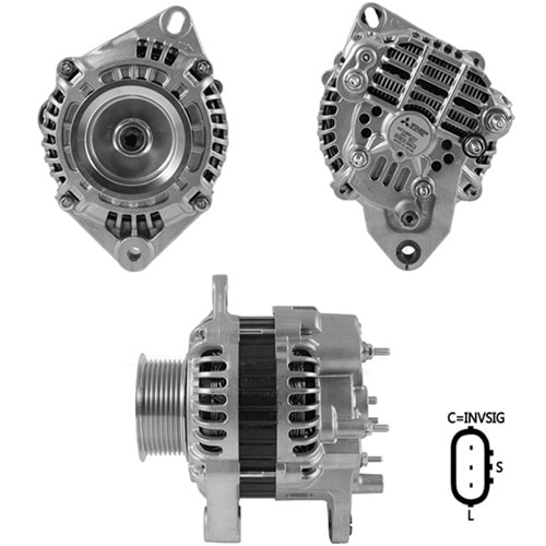 ALTERNATOR (URETIMDEN KALDIRILMISTIR) 24V 60 AMP FORD CARGO