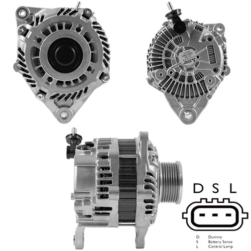 ALTERNATOR 12V 150 AMP NISSAN CABSTAR 2.5 TD - NAVARA - PATHFINDER 2.5 DCI