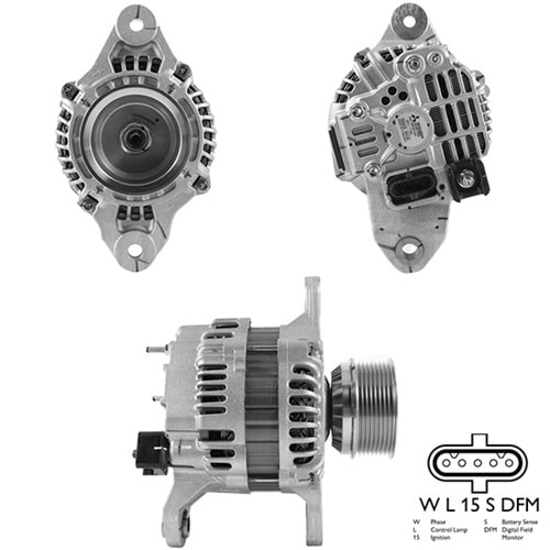ALT. ALTERNATOR 24V 110-130 AMP RENAULT / VOLVO FH - FM - FMX 12.8