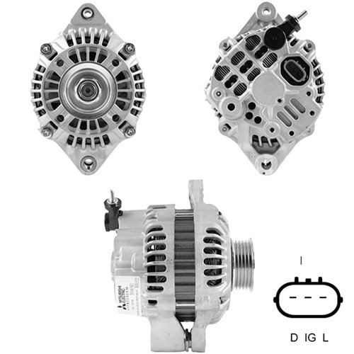 ALT. ALTERNATOR (URETIMDEN KALDIRILMISTIR) 12V 70 AMP OPEL AGILA 1.0 - 1.2 / SUZUKI GRAND VITARA 2.0 - SPLASH 1.0 -