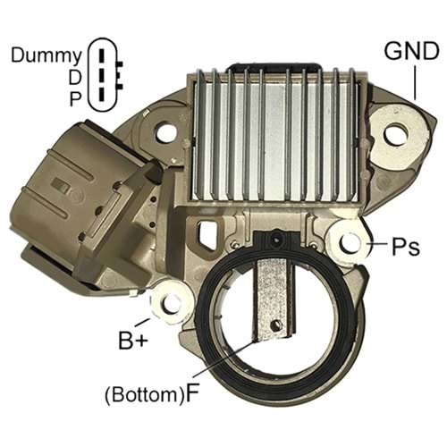 ALTERNATOR KONJEKTOR (URETIMDEN KALDIRILMISTIR) 12V 100 AMP MAZDA 2.5 / MITSUBISHI 1.6 - 2.0 - 2.4 - 2.5 (A2TJ0391)