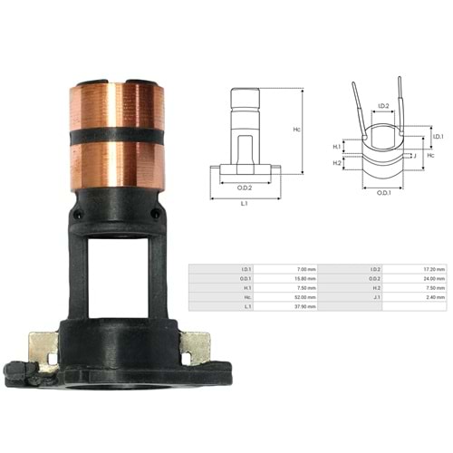 ALT. ROTOR BAKIRI MERCEDES BENZ / SSANGYONG (GEBE-2039)